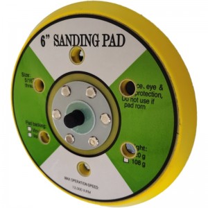 Tamponi per lucidatura da 6 pollici per smerigliatrice angolare Tampone per disco abrasivo per accessori per utensili elettrici per levigatrice orbitale